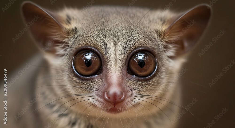 Fototapeta premium Close-up of Tarsiers Large Eyes.