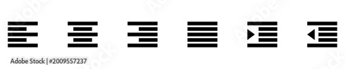 Alignment icon collection