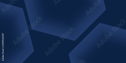 Dark blue background. Modern line stripes curve abstract presentation background. Luxury paper cut background. Abstract decoration  golden pattern  halftone gradients abstract simple