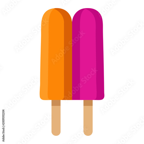 Twin Ice Popsicle