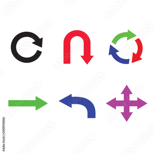 Set of Colorful Vector Arrows for Navigation, Web Design, and Interface Icons Free Download Set of Colorful Vector Arrows for Navigation, Web Design, and Interface Icons - GFXLoad