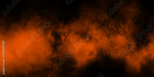 abstract fire flame grunge texture background spectacular abstract orange smoke isolated color black background .grunge paper texture with painting soft textured on wet white paper vector background.