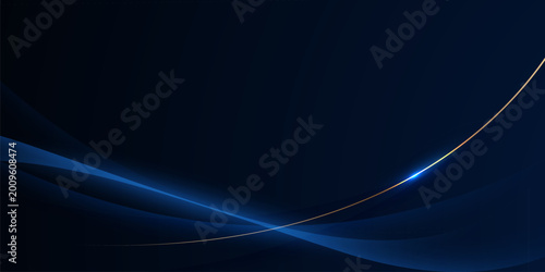 Bild auf Leinwand blue background design With luxurious effect elements Vector illustration