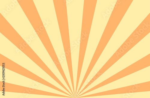 Clean Orange Sunburst Light Background