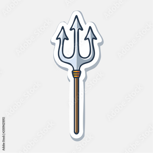 Stylized Trident Icon