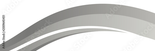  Flowing waves and swooshes with silver gradient for a luxurious border or footer on a certificate, banner