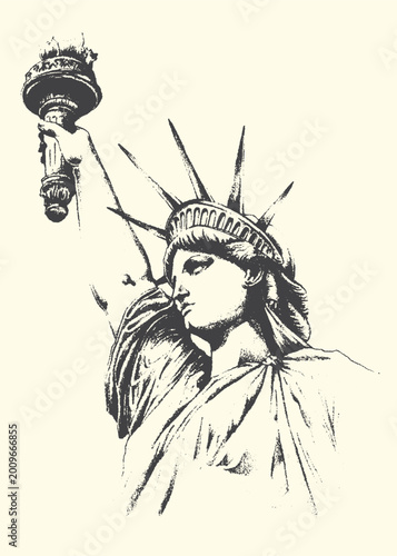Photos Statue of liberty torch and crown detail with landmark independence democracy pa