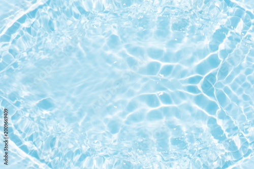 Konstfotografi Blue water with ripples on the surface