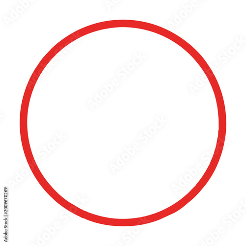 Minimalist red circular stroke with a consistent monoline width isolated on white background abstract geometric design Free Download Minimalist red circular stroke with a consistent monoline width isolated on white background abstract geometric design - GFXLoad