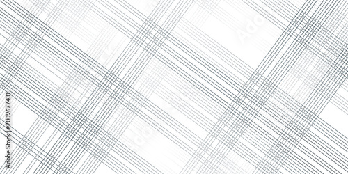 Принти на полотні Minimal thin curve black and white gradient stripe diagonal line smooth dynamic tech transparent fabric pattern design