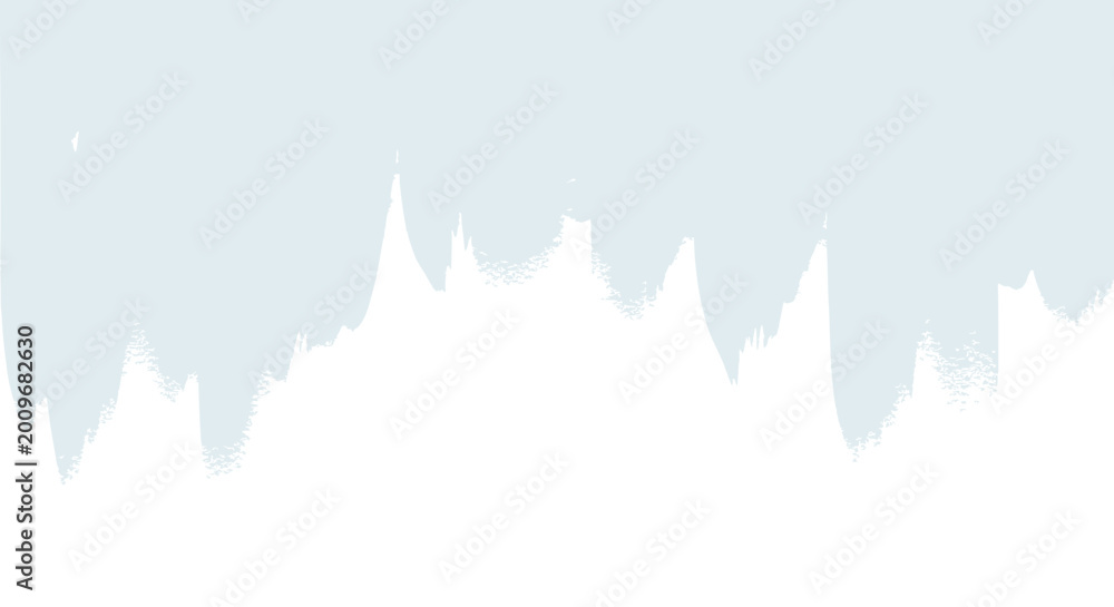 Fototapeta premium Abstract light blue frosty icicles dripping, winter background, cool tones