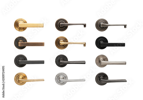 modern door handles and knobs set