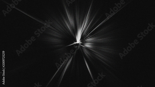 Photography Abstract monochrome zoom motion speed lines background with radial blur effect
