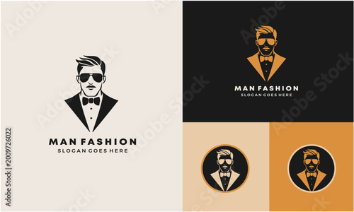 Elegant Man Fashion Brand Logo Designs and Templates Collection