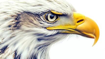 Majestic Bald Eagle Portrait Studio