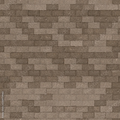 Brown Toned Shingle Roof Close Up Pattern for Background Texture and Design Elements