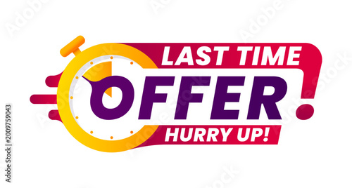 Εκτύπωση καμβά Last time sale, price offer alarm label