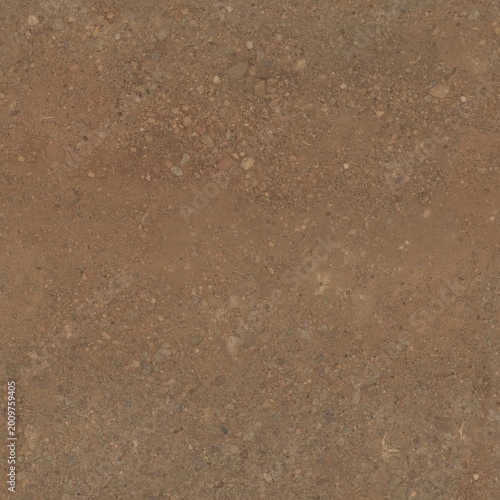 Close Up Textured Dirt Background with Small Pebbles and Natural Earth Tones