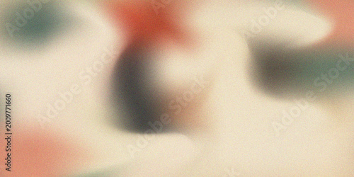 A soft, abstract background featuring a grainy texture with blended gradients of muted red, teal, and beige tones for a modern, artistic aesthetic.