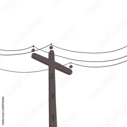 Utility pole power pole 
