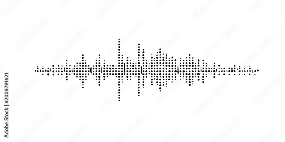 Obraz premium An abstract music background vector illustration featuring a digital technology pattern with geometric line shapes and a grunge texture design for a modern business wallpaper template
