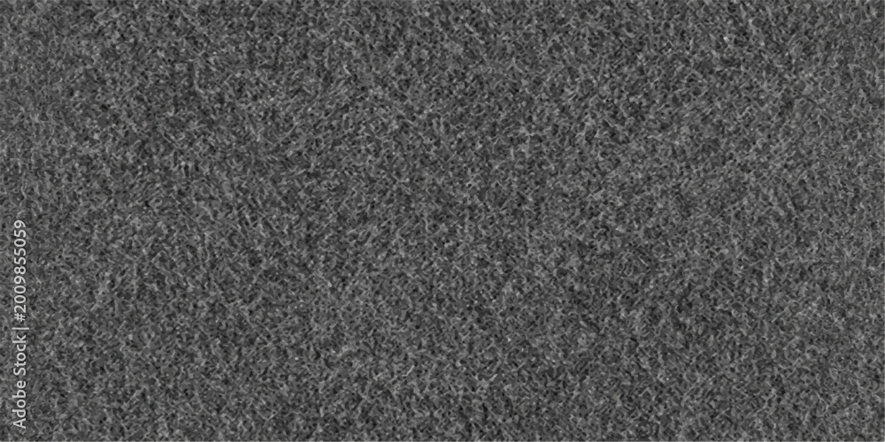 Fototapeta premium A dark, closeup wallpaper of a rough black fabric and leather texture background featuring a grimy, stone-like surface pattern similar to aged asphalt or a gray bitumen pavement backdrop