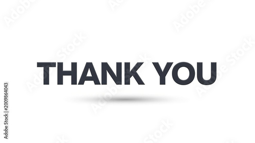 Gratitude message, thank you note, appreciation text, black typography