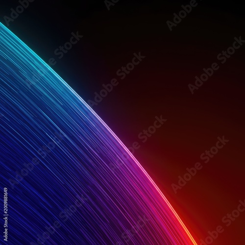 Abstract background featuring an intense, vibrant boundary between shifting colors, representing pure energetic flow and visual rhythm ,blank ,aesthetic ,contemporary