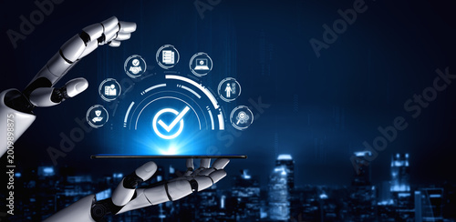 Fotografija AI powers quality assurance through intelligent control systems, compliance monitoring, and virtual assistants to ensure product excellence