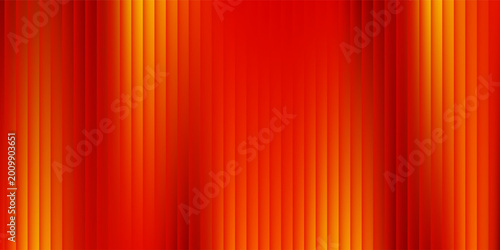 Bild auf Leinwand Abstract background featuring vibrant orange and yellow gradient tones combined with vertical striped textures and smooth light transitions