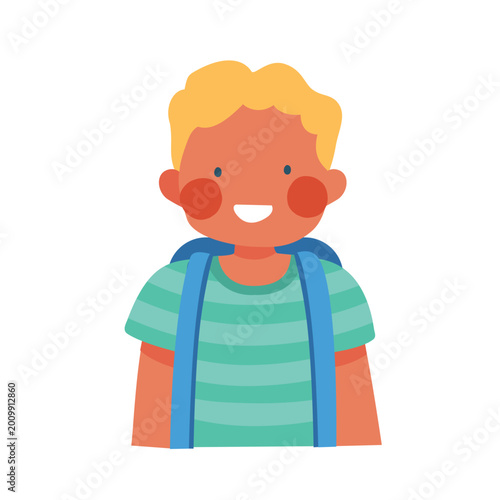 Принти на полотні Young male adult with a big smile