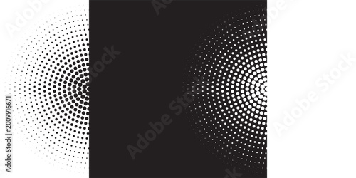Bild auf Leinwand Circle dot frame