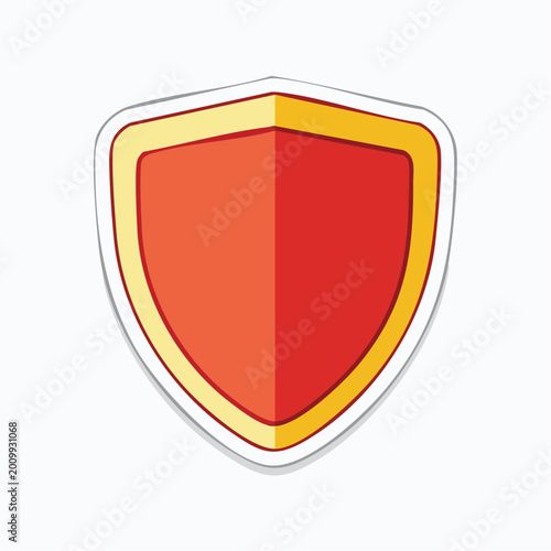 Red and yellow shield emblem Free Download Red and yellow shield emblem - GFXLoad