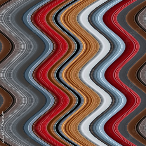 Modern Colorful Wavy Abstract Pattern Background