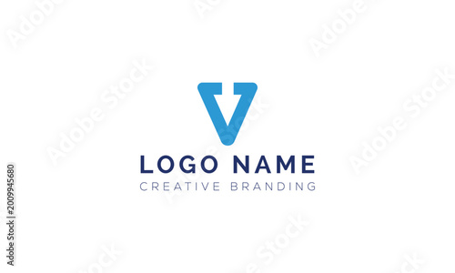 Minimalist letter v logo design concept for corporate branding with branding Free Download Minimalist letter v logo design concept for corporate branding with branding - GFXLoad