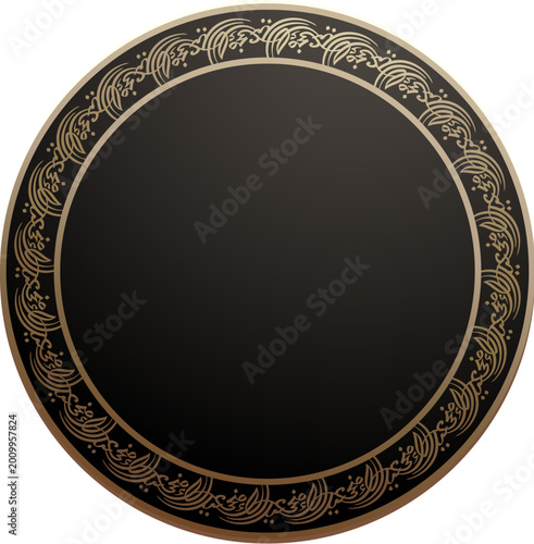 Schilderij op canvas Exquisite circle ornament