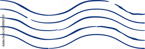 Foto Wavy lines cancelation postal mark symbol