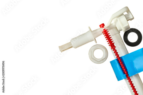 Foto Plumbing for home.Fush mechanism,siphon fittings