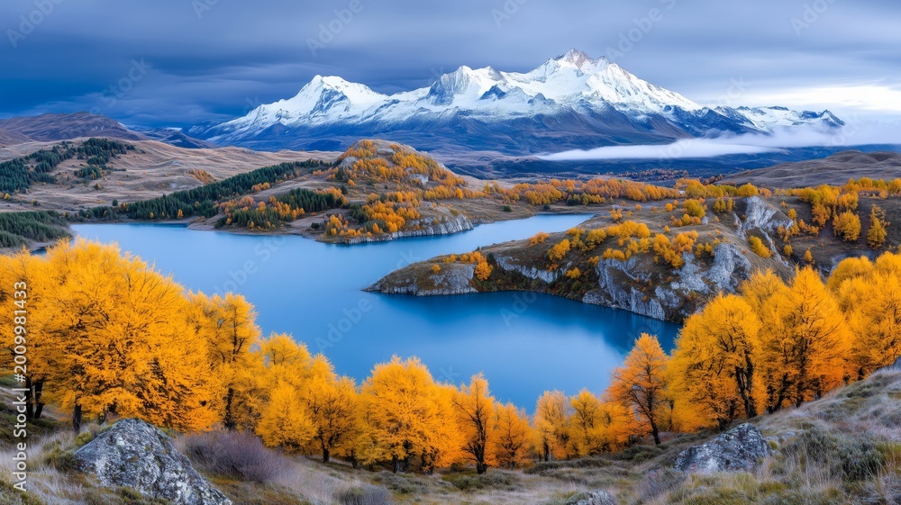 Fototapeta premium Majestic Outdoors Nature Picturesque Mountains Valley Scenery