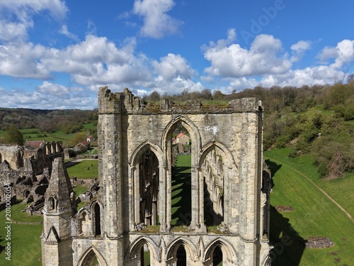 Photos Rievaulx Abbey ree-VOH was a Cistercian abbey in Rievaulx, situated near Helmsle