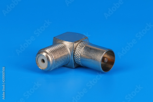 Quadro su tela Metal F-connectors for connecting coaxial cable