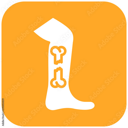 Broken Leg Icon