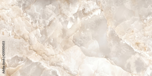 Tableau sur toile White flour scattered on a wooden board rests atop a wrinkled brown paper textur