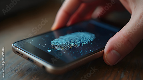 Showcasing fingerprints on phone screens. Ultra realistic tactile touch technology. Enhancing smartphone user experience. Innovative designs for modern devices.