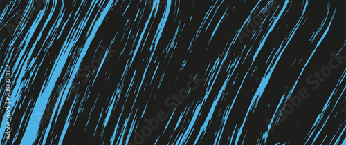 Εκτύπωση καμβά Fresh and airy brush strokes in a clear sky blue