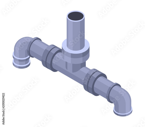 Billede på lærred Isometric pipe