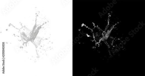 Schilderij op canvas Rain drops to overlay on the window, weather, background drops of water rain on