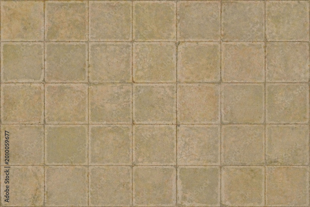 Fototapeta premium Vintage tile texture with decorative pattern and aged surface. Ideal for backgrounds, architectural visuals, and classic interior design projects.