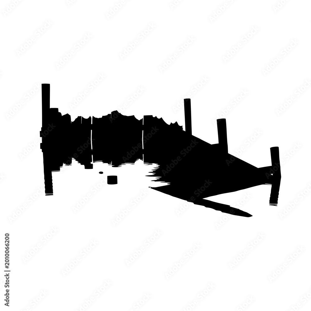 Fototapeta premium Abstract Black Ink Splatter on White Background - Grunge Texture