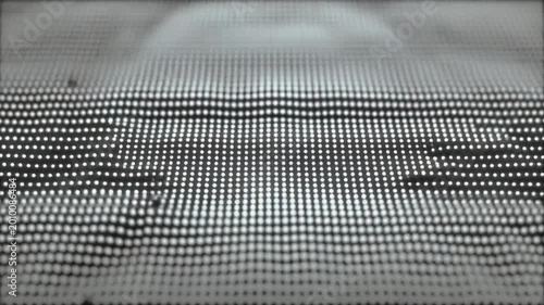 Abstract Raindrops Forming Pattern on Dark Surface